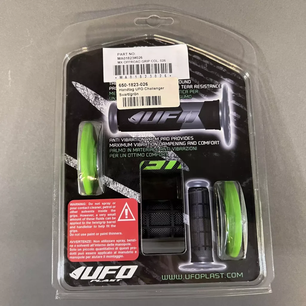UFO Plast MA01823-026 - Handtags gummin svart/gröna