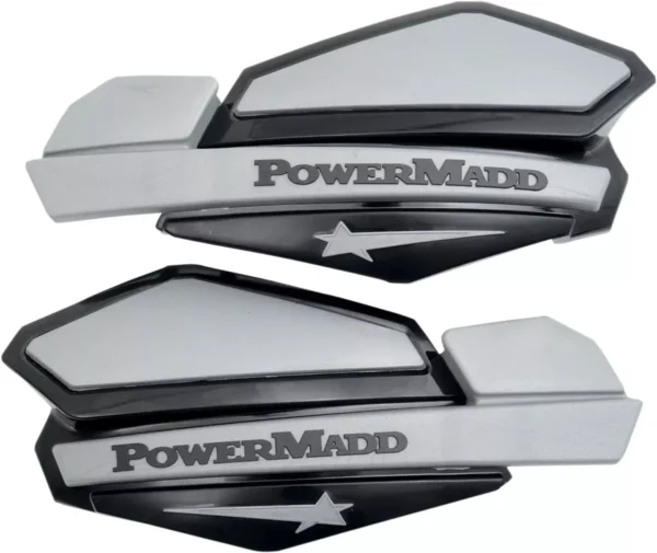 PowerMadd Handtagsskydd Black - Silver
