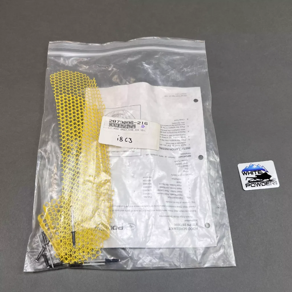 Polaris 2873096-216 - Hood Screen Kit , EDGE , Gul