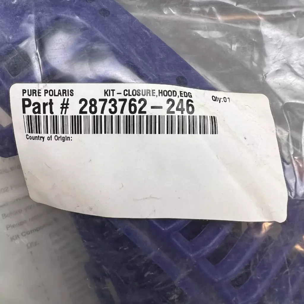 Polaris 2873762-246 - EDGE Hood Closure Kit , Blue