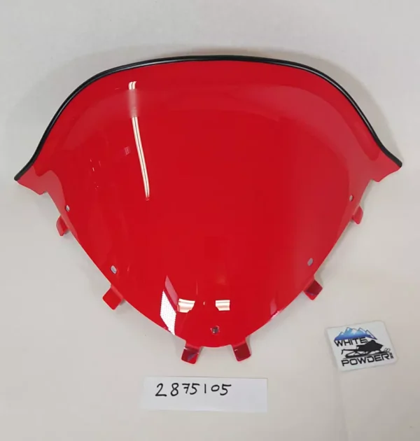 Polaris 2875105 WINDSHIELD 12" , Röd , IQ-RMK
