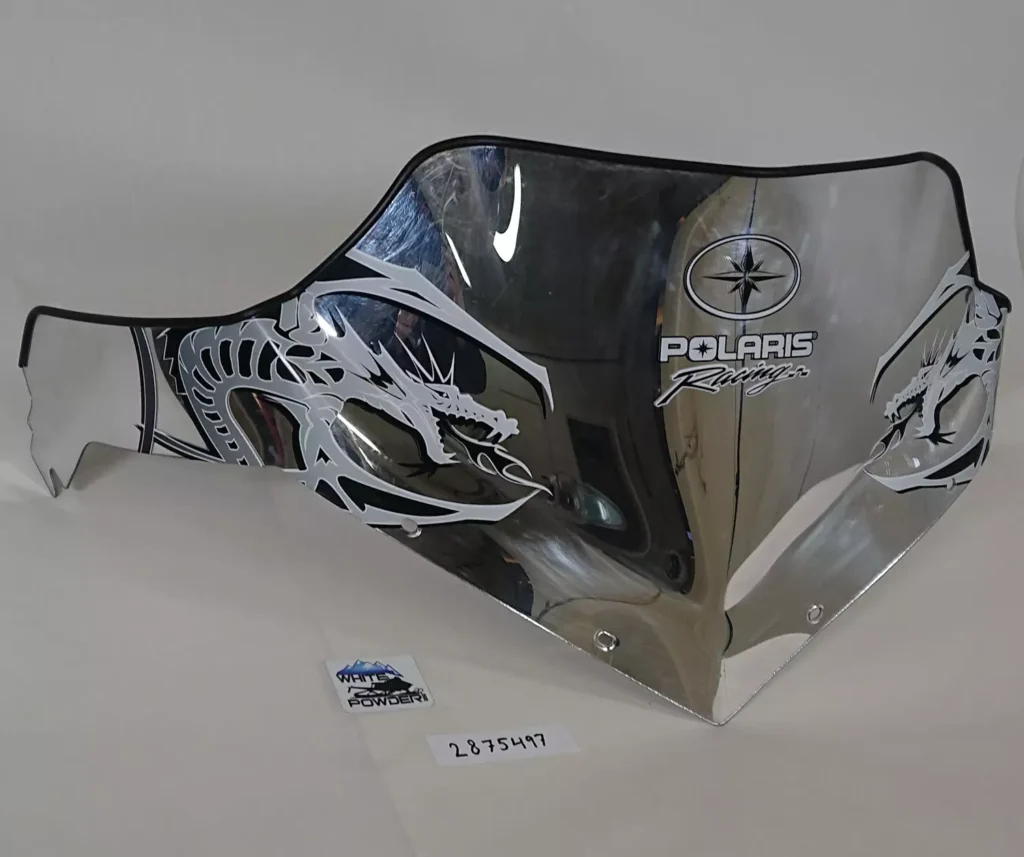 Polaris 2875497 - WINDSHIELD PHANTOM CHROM low cut