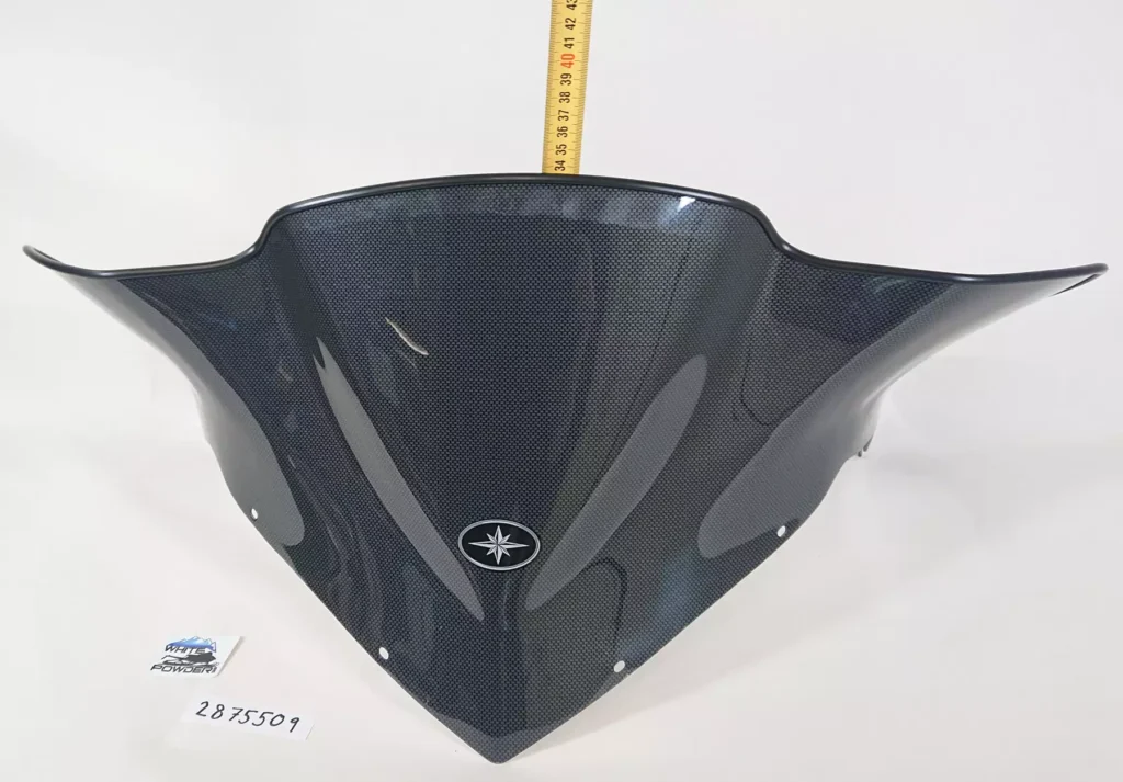 Polaris 2875509 - FUSION MID CARBON WINDSHIELD high cut