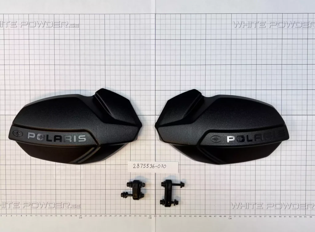 Polaris 2875536-070 - Handtagsskydd Svarta