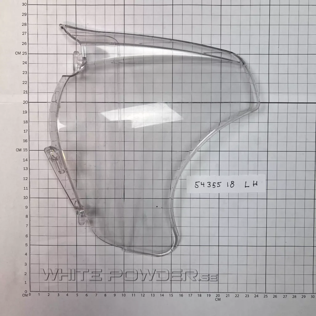 Polaris 5435900 Side Shield LH , Clear