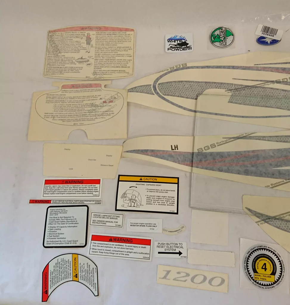 Polaris 2201827 - Kit-01 genesis carb, decals