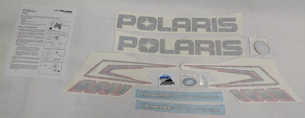 Polaris 2202777 - kit 2005 hood decal, 2005 Fusion
