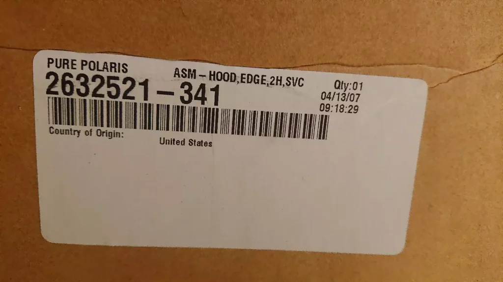 Polaris 2632521-341 - Huv , NOS, EDGE , Blue