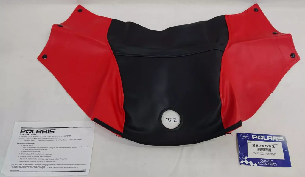 Polaris 2872532 - Fuel Tank Cover 01-02 EDGE Red