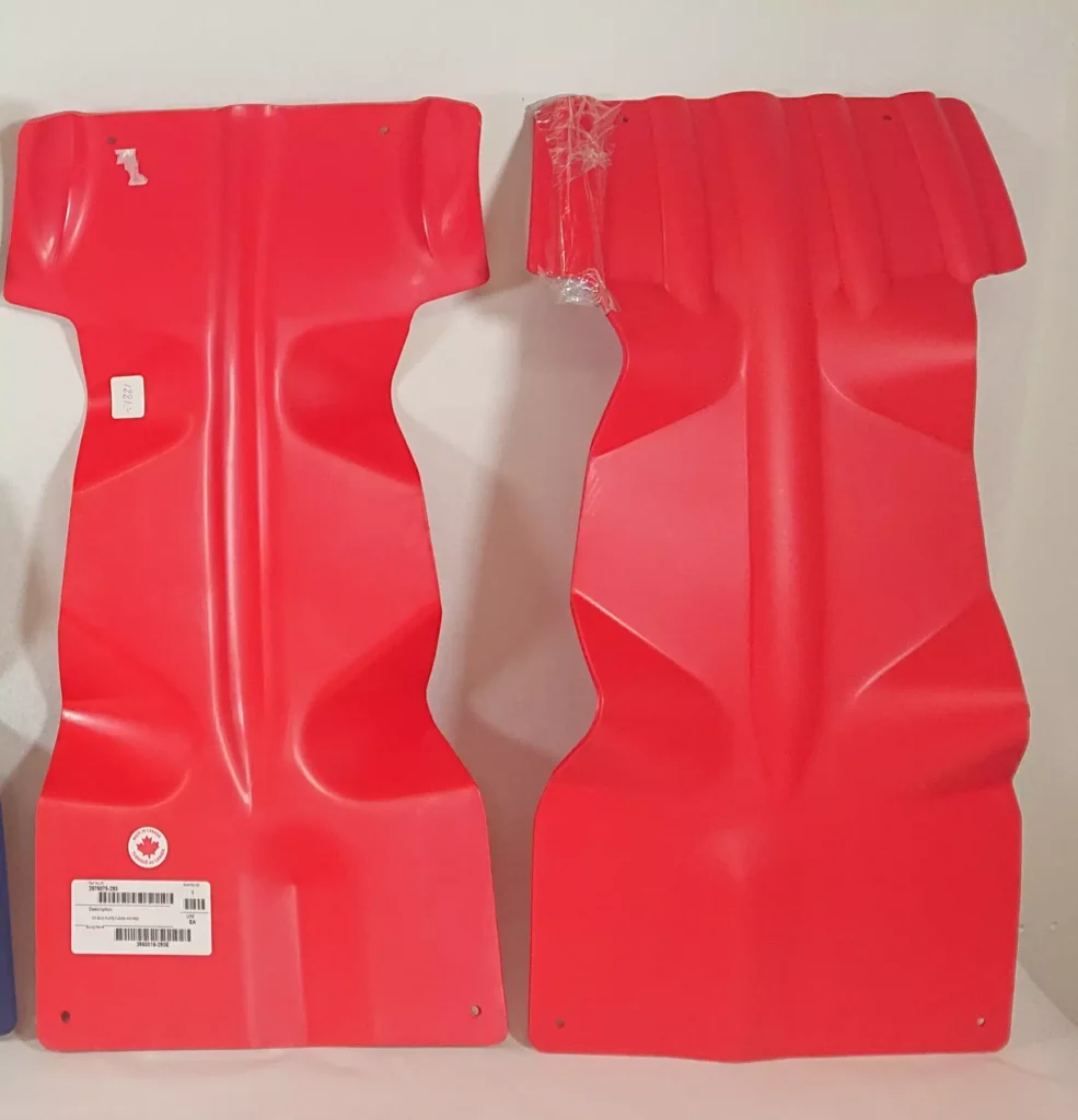 Polaris 2875075-293 - Skid - plate Fusion , mid , red