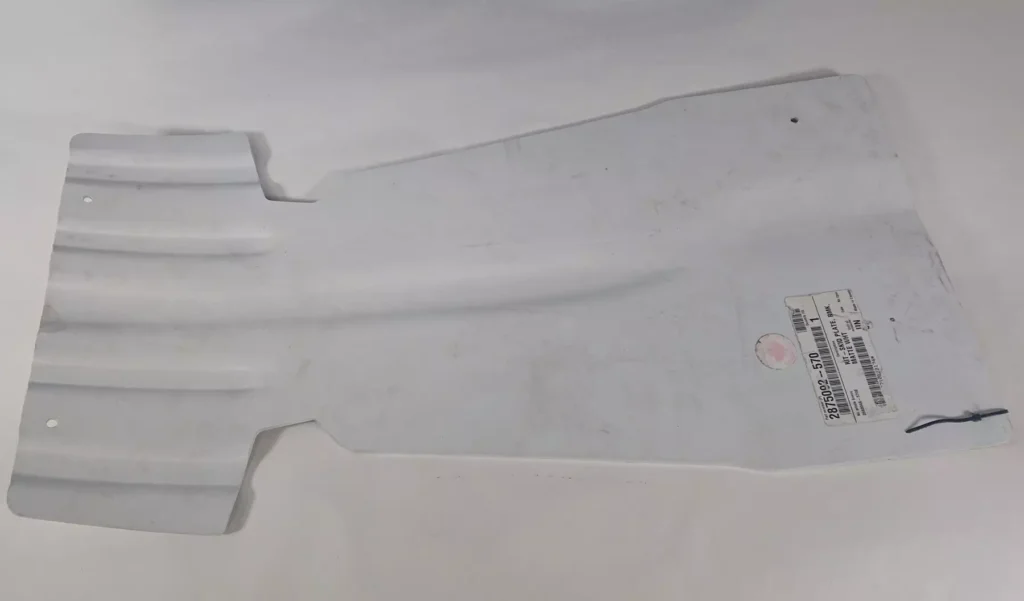 Polaris 2875092-570 - skidplate IQ-Chassis White