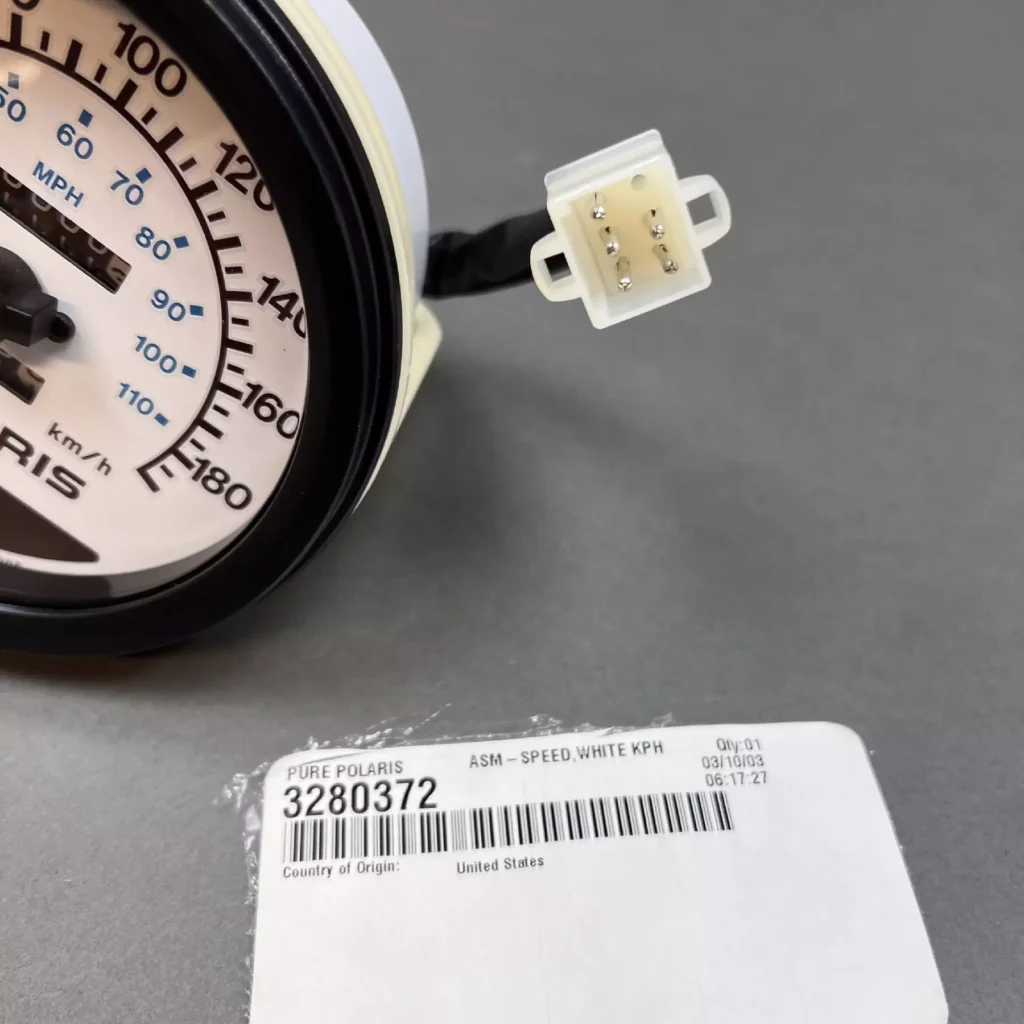 Polaris 3280372 Speedometer White KM/H