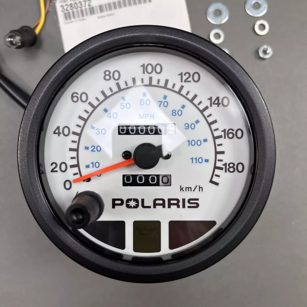 Polaris 3280372 Speedometer White KM/H