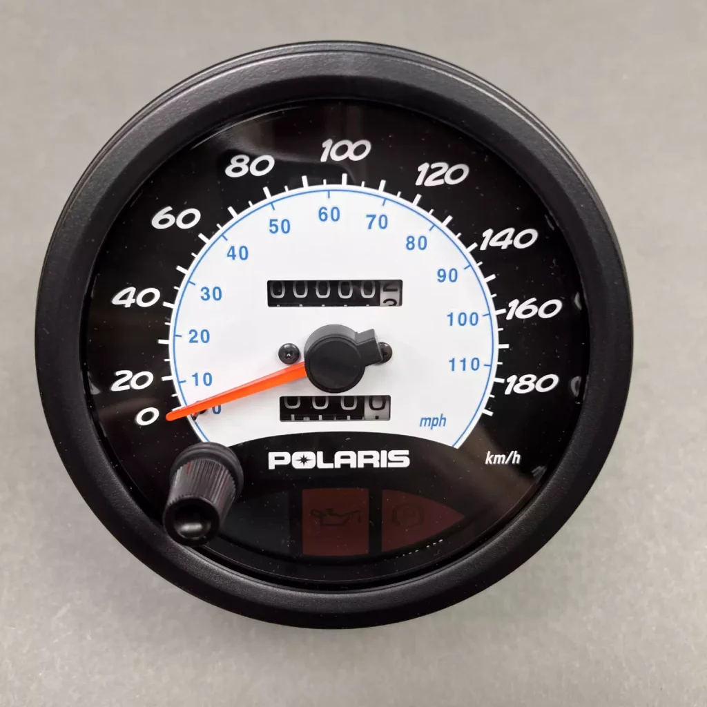 Polaris 3280440 Hastighetsmätare - Speedometer med Svart/vit tavla KH/H *ua EL
