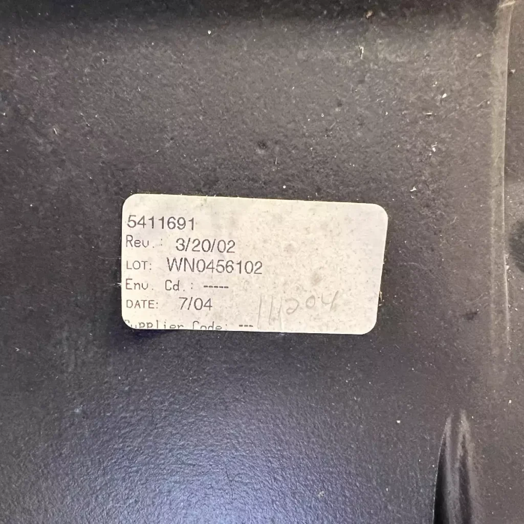 Polaris 5411691 - Bukplast - Nosepan 00-03 TOURING 600 * A1