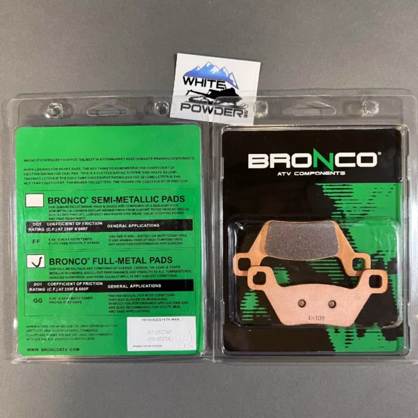 Bronco 78-05274 - Brake Pads - Front , Kymco