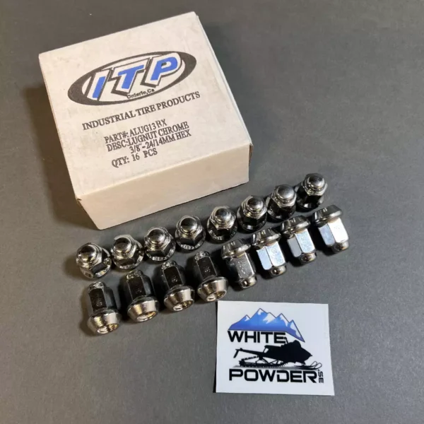 ITP ALUG13BX - Hjulmuttersats 3/8"-24 konisk 16st