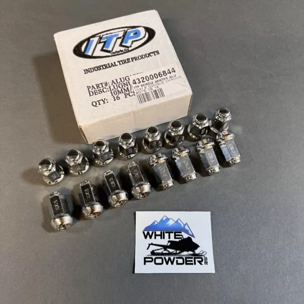 ITP ALUG17BX - Hjulmuttersats 10mm x 1.50 60° konisk kromad, 16st