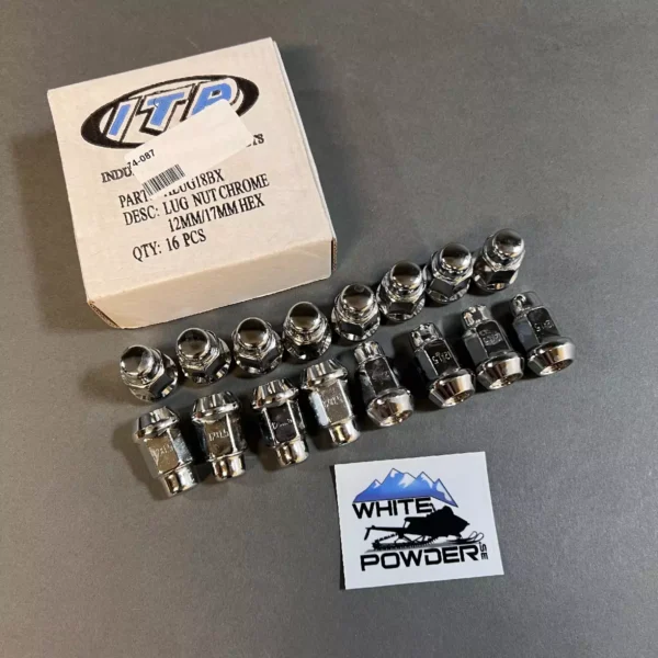 ITP ALUG18BX - Hjulmuttersats 12mm x 1.50 60° konisk kromad, 16st