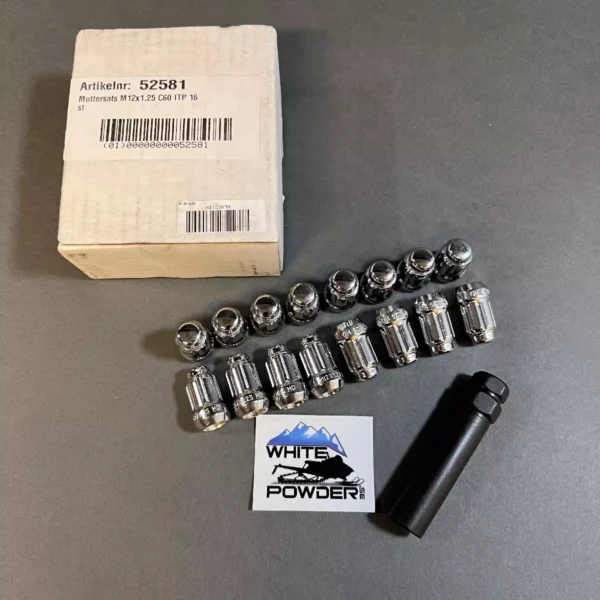 ITP ALUG21BX - MUTTERSET 12 x 1,25mm 60° konisk inneh. hylsa