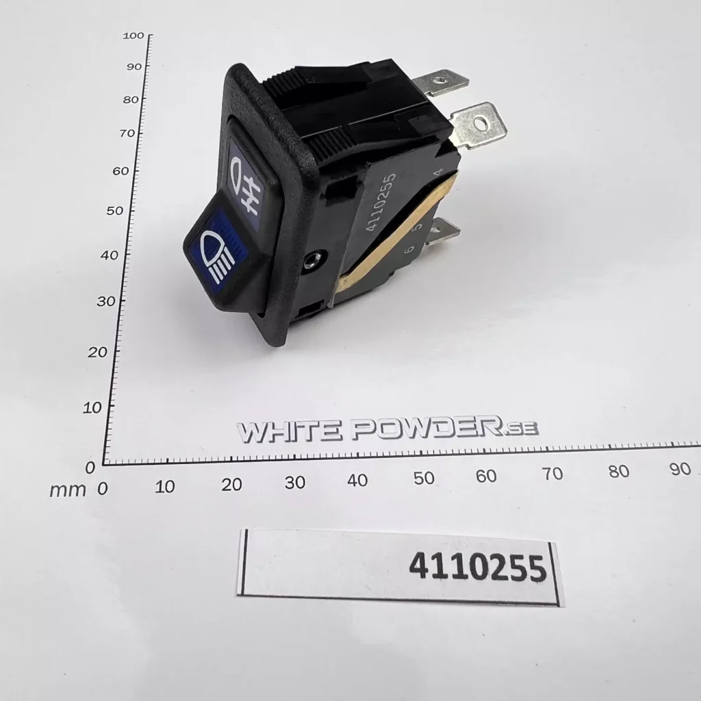 Polaris 4110255 - Switch, Hi/Fogbeam, 12V, Lit