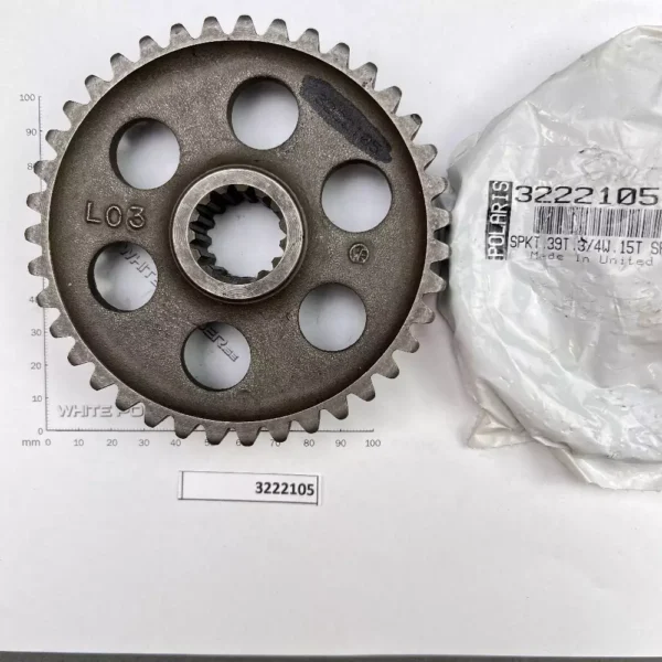 Polaris 3222105 - Spkt, 39T, 3/4W, 15T Spl , Hyvo
