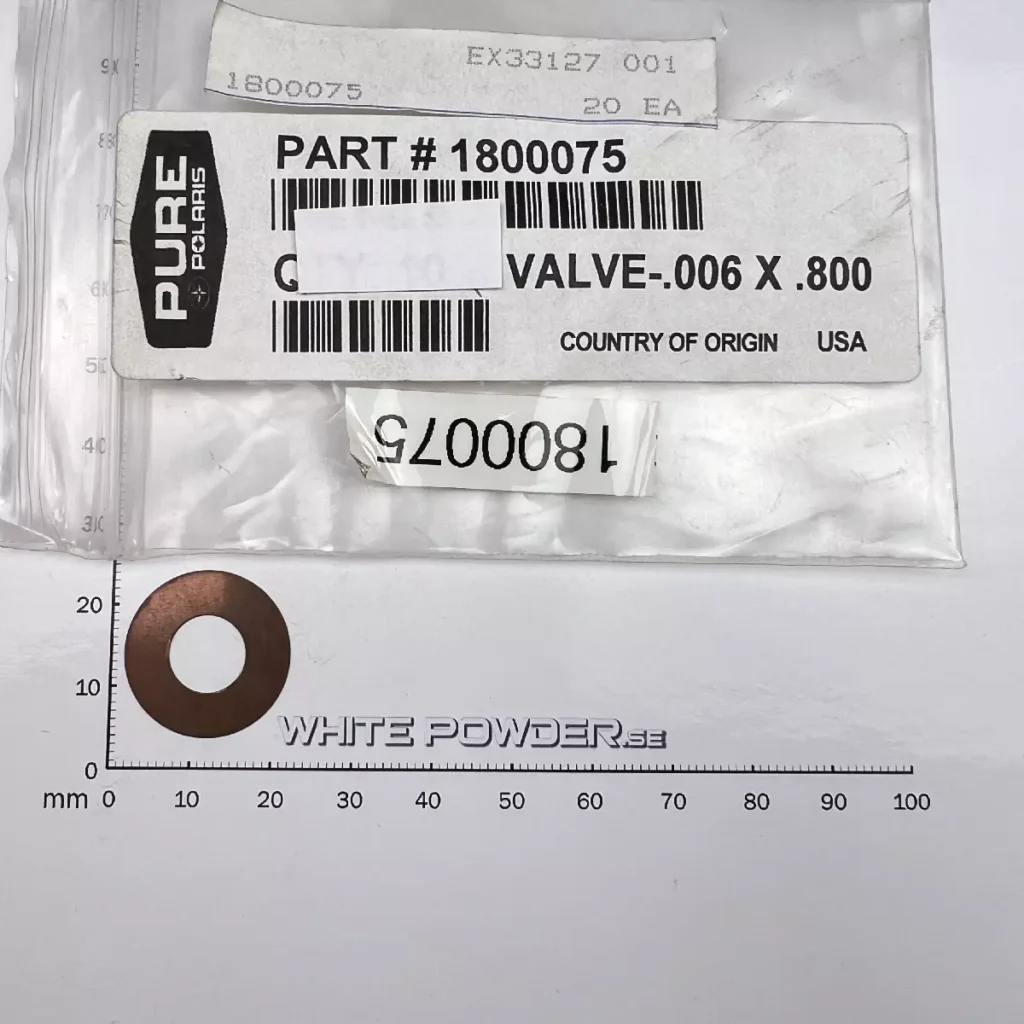 Polaris 1800075 - Shim-Valve .006X.800