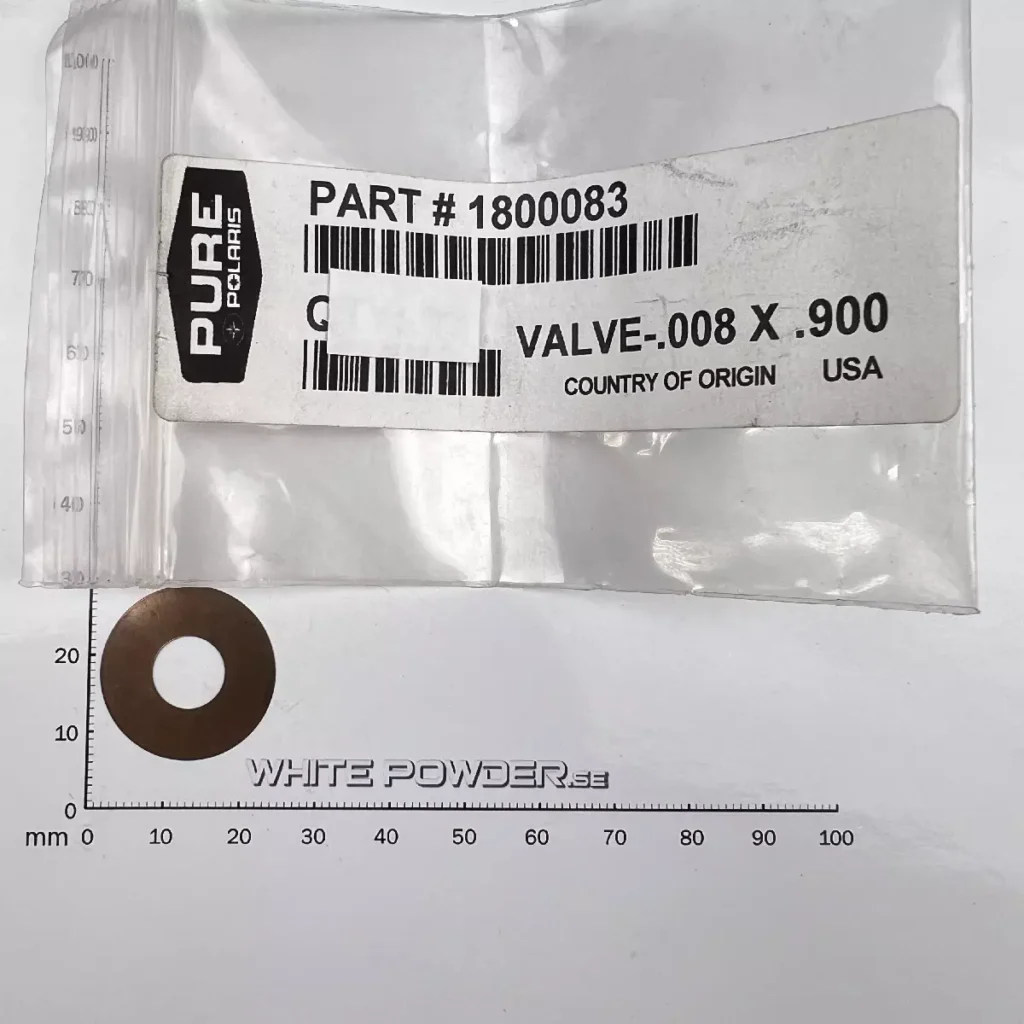 Polaris 1800083 - Shim-Valve .008X.900
