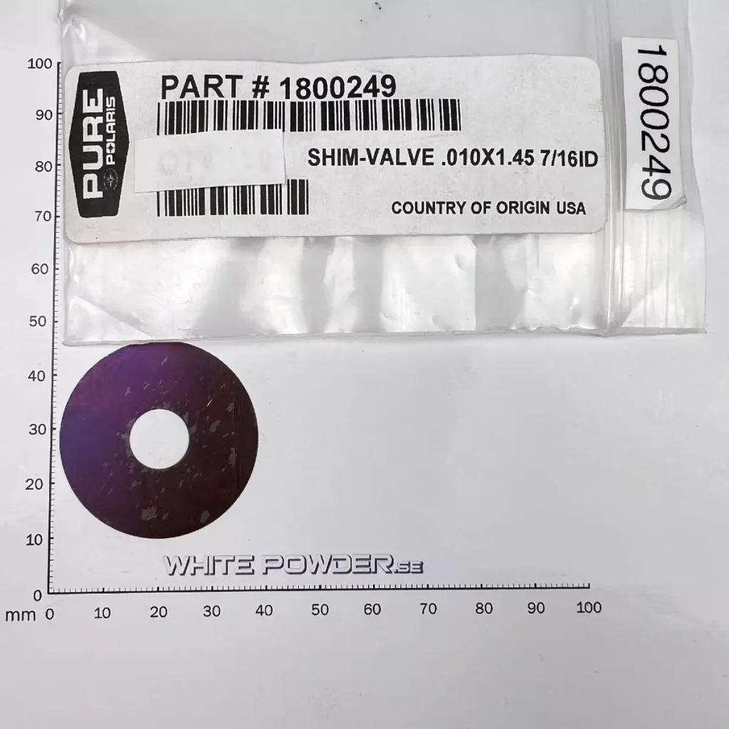 Polaris 1800249 - Shim-Valve .010X1.45 7/16Id