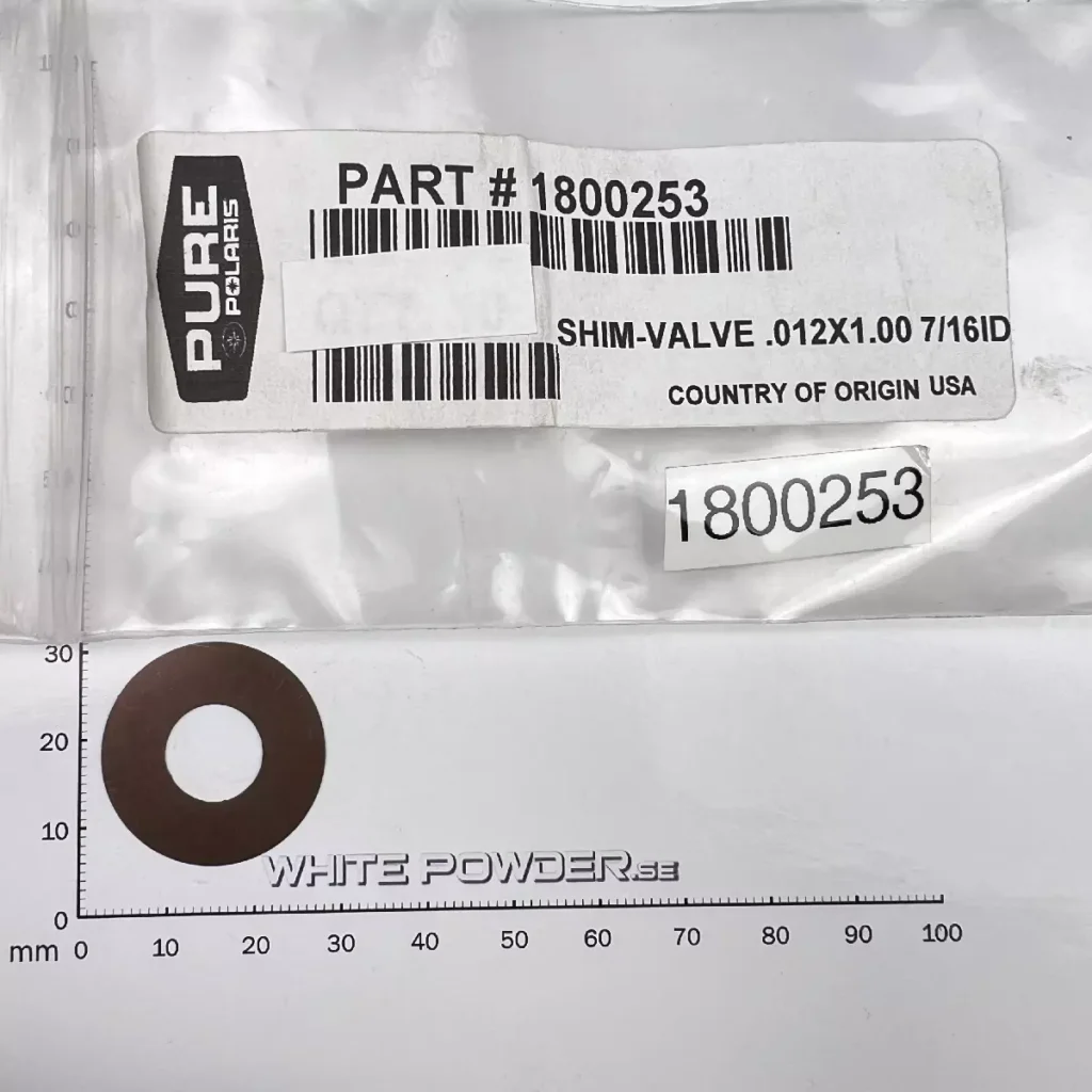 Polaris 1800253 - Shim-Valve .012X1.00 7/16Id