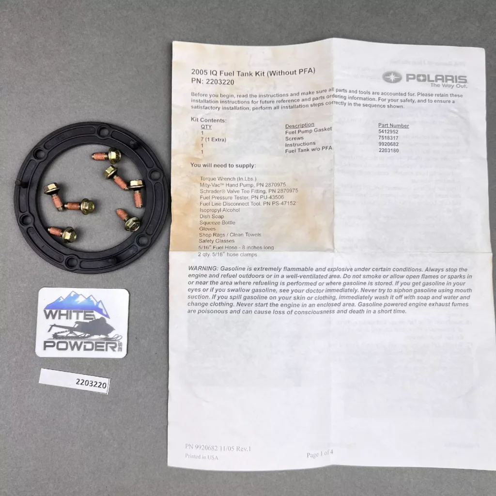 Polaris 5412952 - Fuel Pump Gasket
