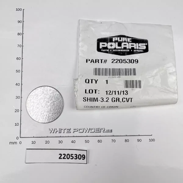 Polaris 2205309 - Shim - 3.2 Gr, Cvt