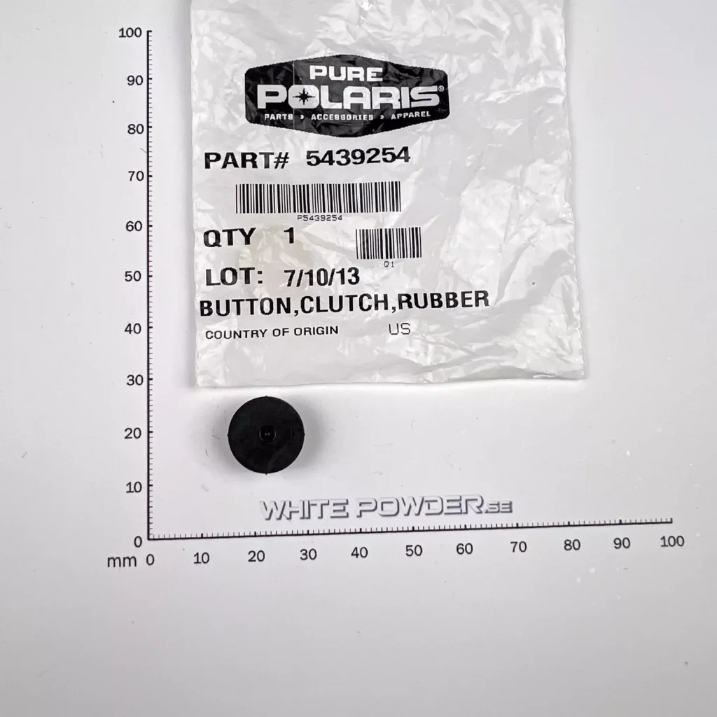 Polaris 5439254 - Button, Clutch , Rubber
