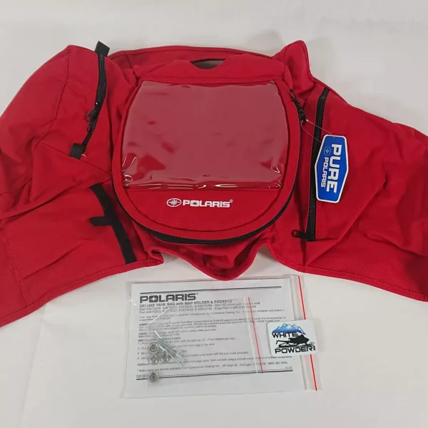 Polaris 2873232 - Edge/Gen II Deluxe Tank Bag , Red