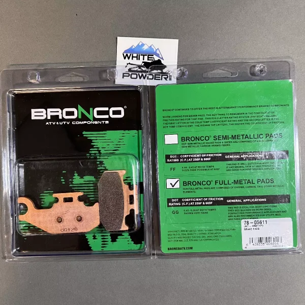 Bronco 78-05611 - Brake Pads - Can-Am , Yamaha