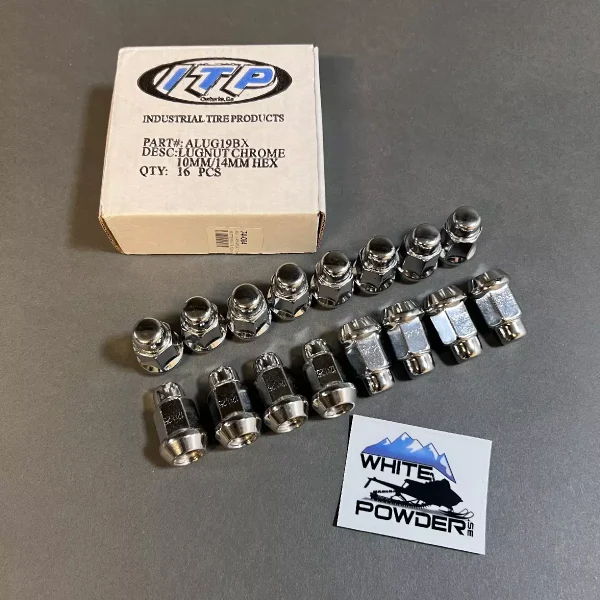 ITP ALUG19BX - Hjulmutter 12mm x 1.25 60° konisk 16st