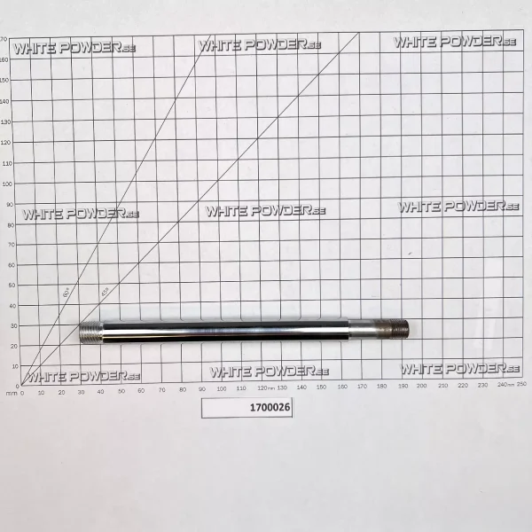 Polaris 1700026 - Shaft 1/2Ni Dia X 6.21 In L
