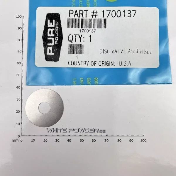 Polaris 1700137 - Disc Valve 1.250X0.012