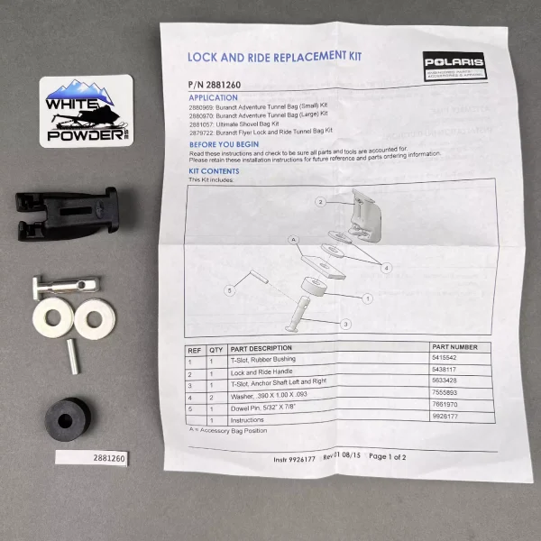 Polaris 2881260 - Kit, L&R Hdwr. Replacement
