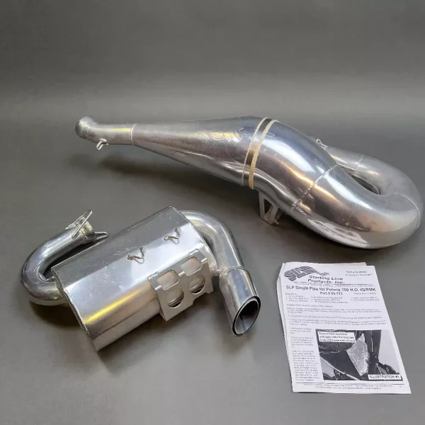 SLP 09-723 - Single Pipe + Lightweight silencer Polaris 700 H.O IQ/RMK