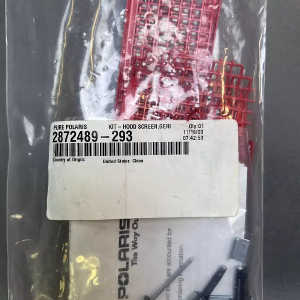 Polaris 2872489-293 - Hood Screen Kit  , GEN-II