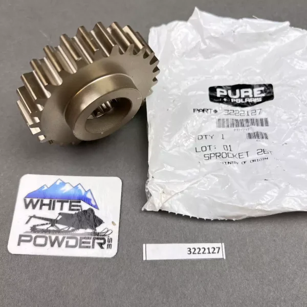 Polaris 3222127 - Sprocket, 26T, 3/4W, 15T Spl Hyvo